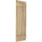 Ekena Millwork Americraft 4-Board, 2 Batten Exterior Real Wood Spaced Board-n-Batten Shutters, ARW101SB415X47UNH, PR ARW101SB415X47UNH - alternate 2